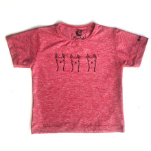 Cargar imagen en el visor de la galería, Polera roja cuello redondo manga corta