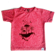 Cargar imagen en el visor de la galería, Polera roja cuello redondo manga corta