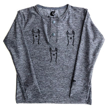 Cargar imagen en el visor de la galería, Polera manga larga con broches