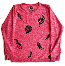 Cargar imagen en el visor de la galería, Polera roja cuello redondo manga larga