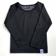 Cargar imagen en el visor de la galería, Camiseta negra primera capa
