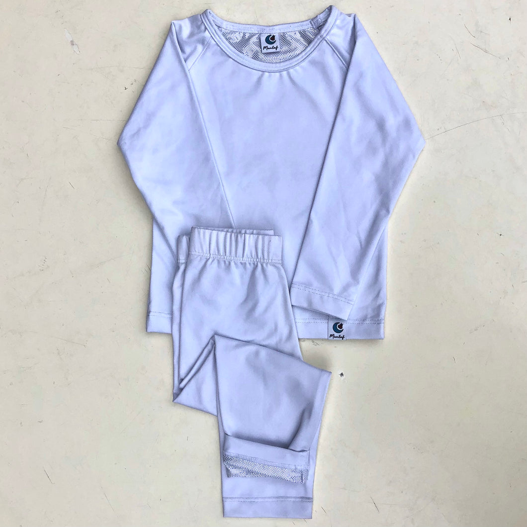 Conjunto calza y camiseta primera capa blanca